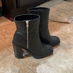 Chelsea and Violet Lug Boots